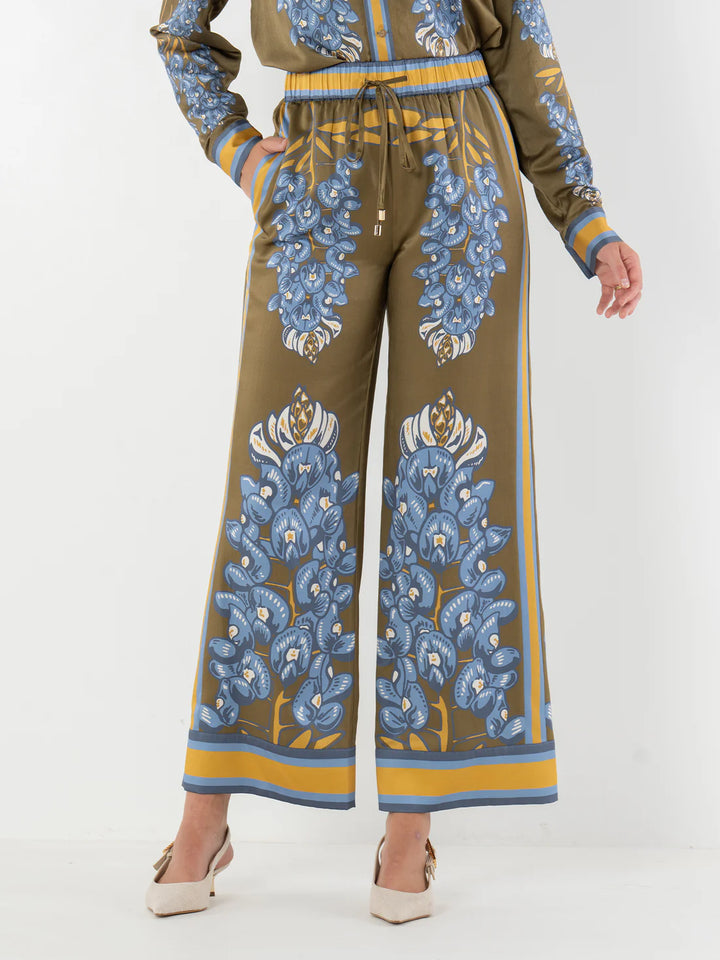 Emily Mccarthy Slumber Pant in Bluebonnet
