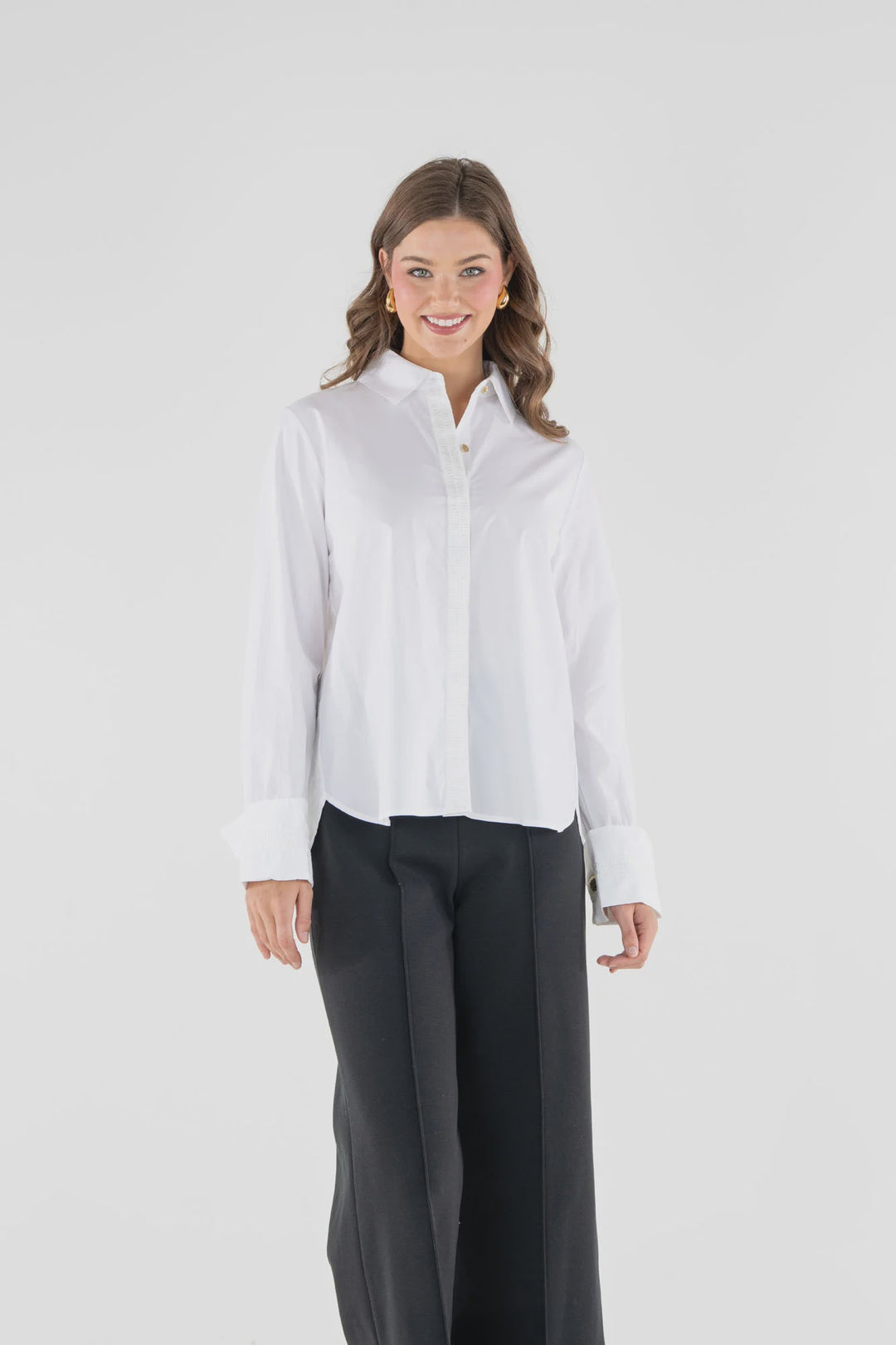 Emily McCarthy Classic Oxford in White
