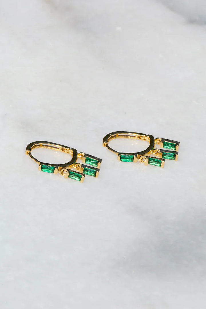 Native Gem Floating Huggies in Emerald