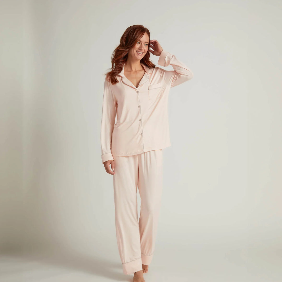 FACEPLANT BAMBOO® Classic Pajama Set in Pink