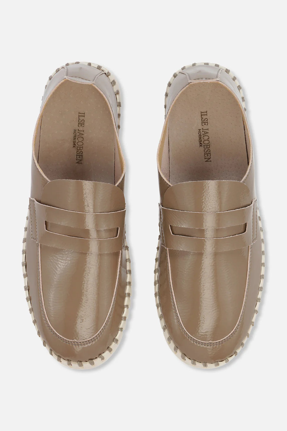 Ilse Jacobsen Tulip 3865 Perforated Slip-On Loafer in Wheat