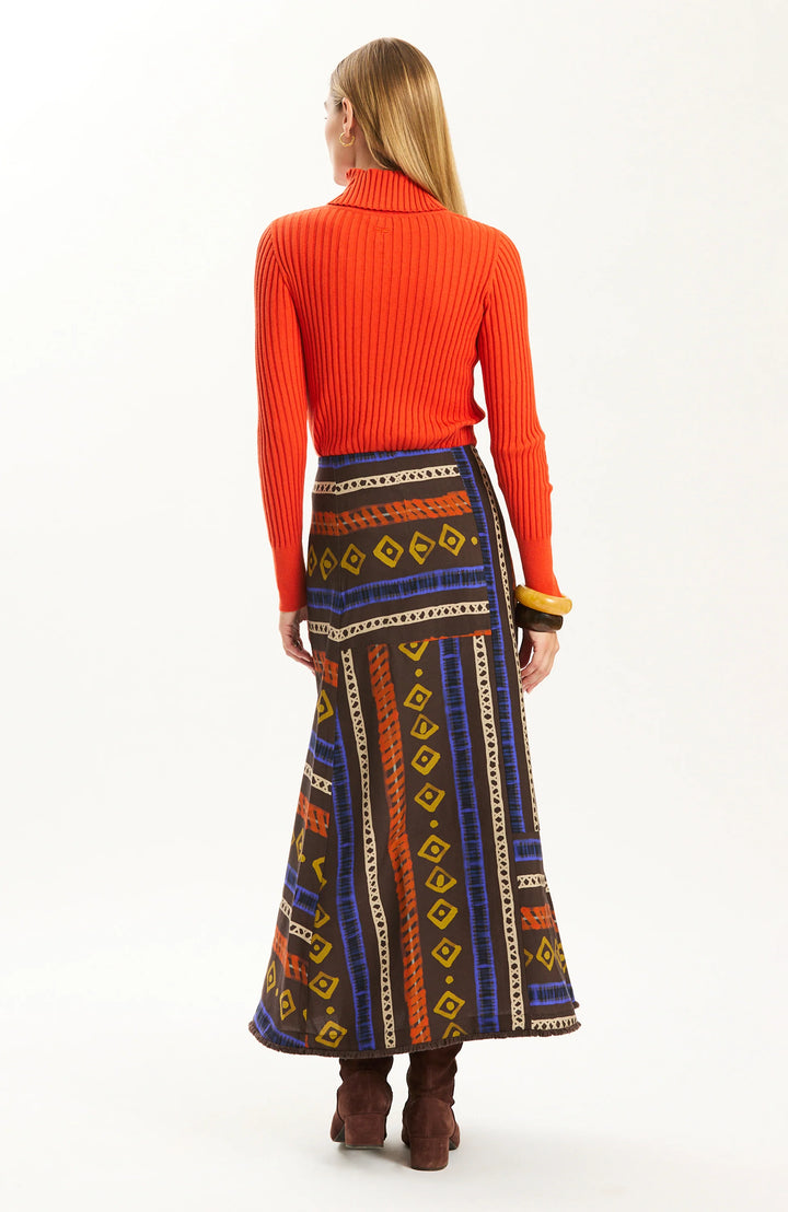 Tyler Boe Val Skirt in Rails Stripe