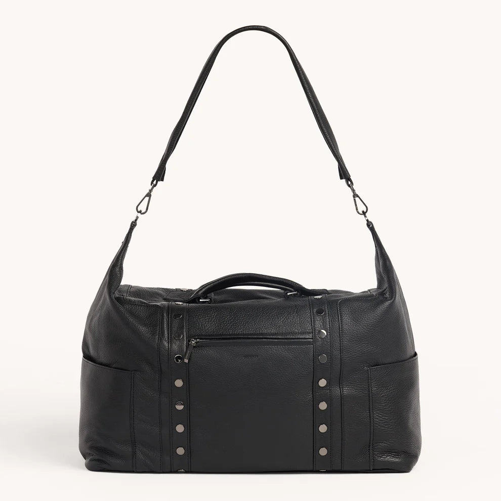 Hammitt LAX Intl Large Duffel in Black|Gunmetal