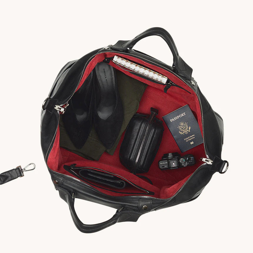 Hammitt LAX Intl Large Duffel in Black|Gunmetal