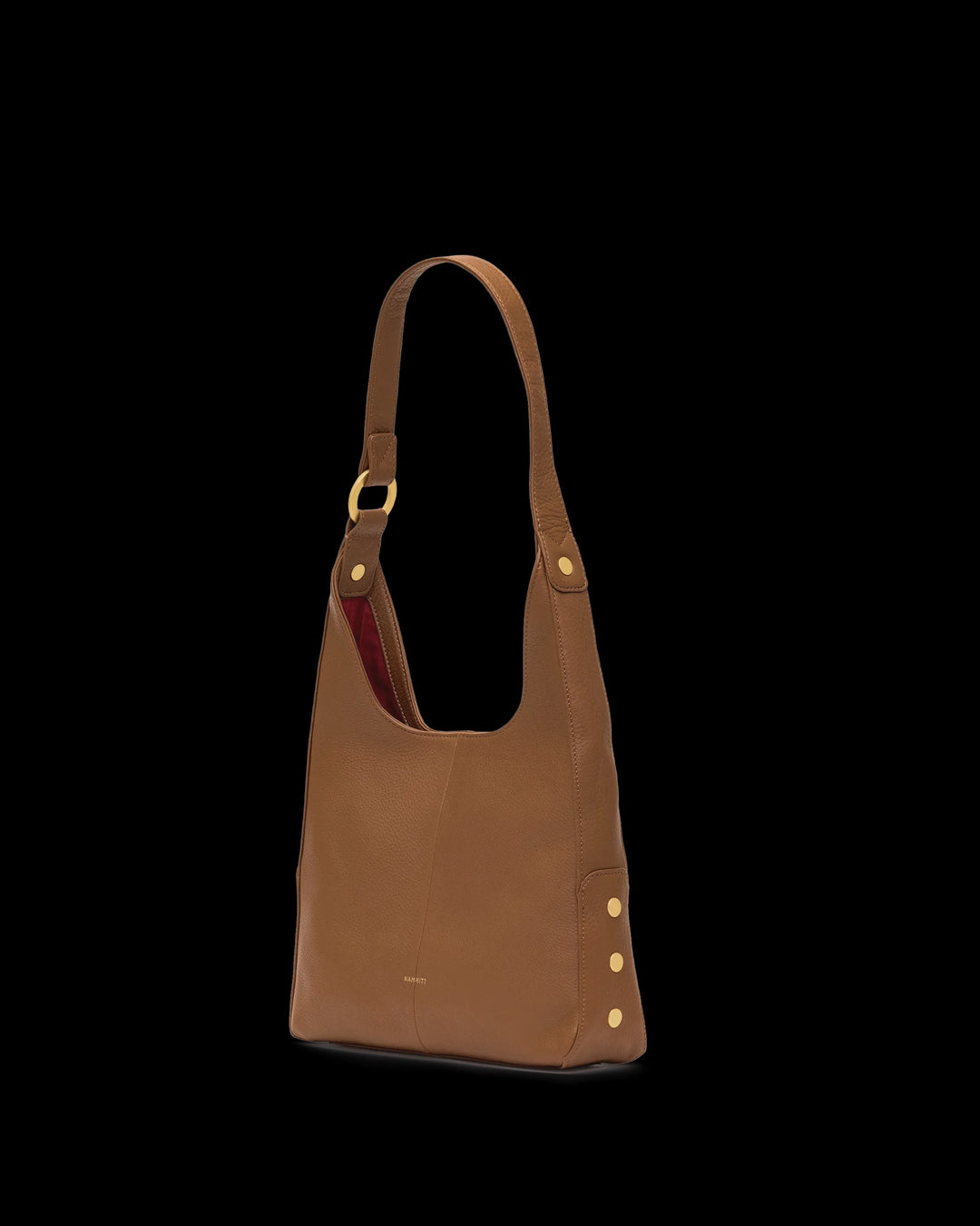 Hammitt Tim Medium Mahogany Pebble/Brushed Gold