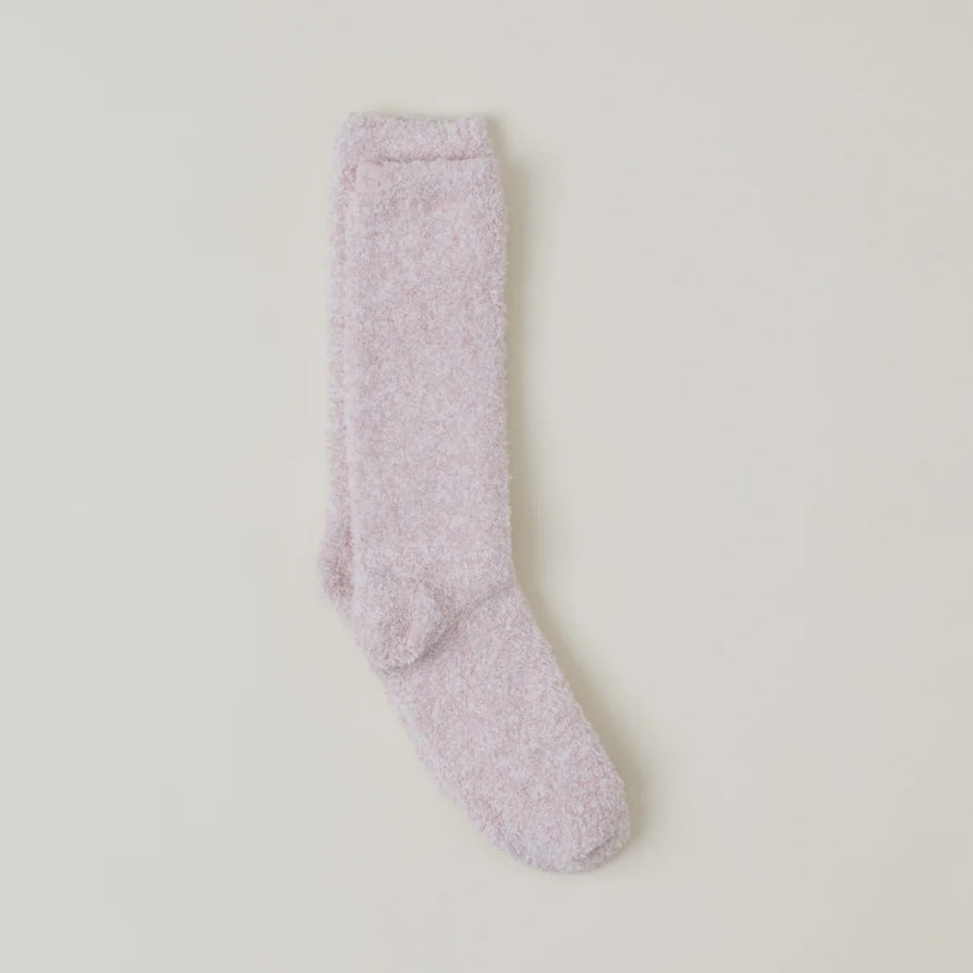 Barefoot Dreams Cozychic® Heathered Socks in Dusty Rose