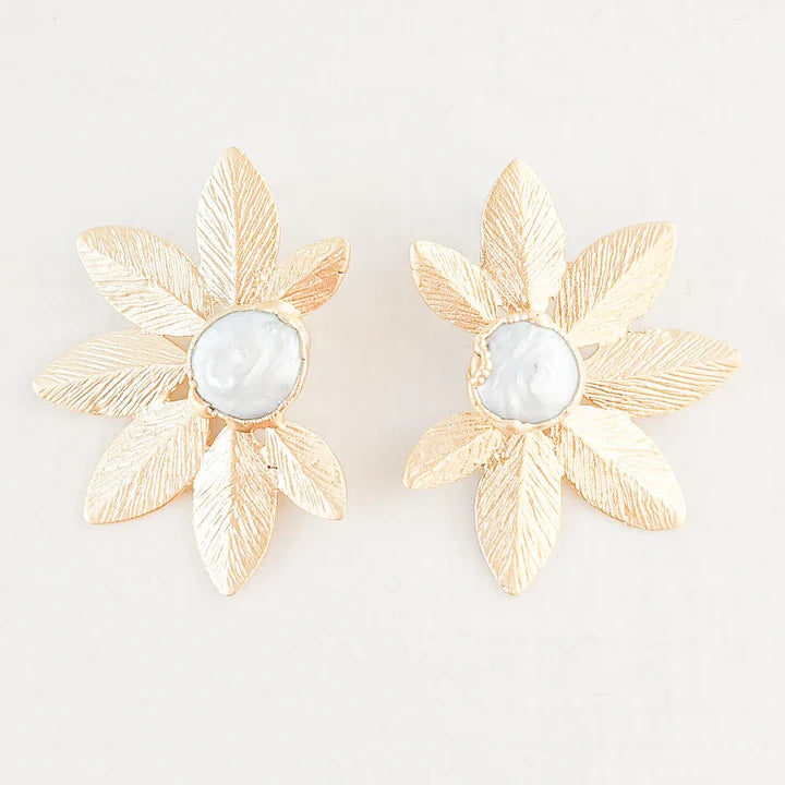 The Hayden Earrings in White