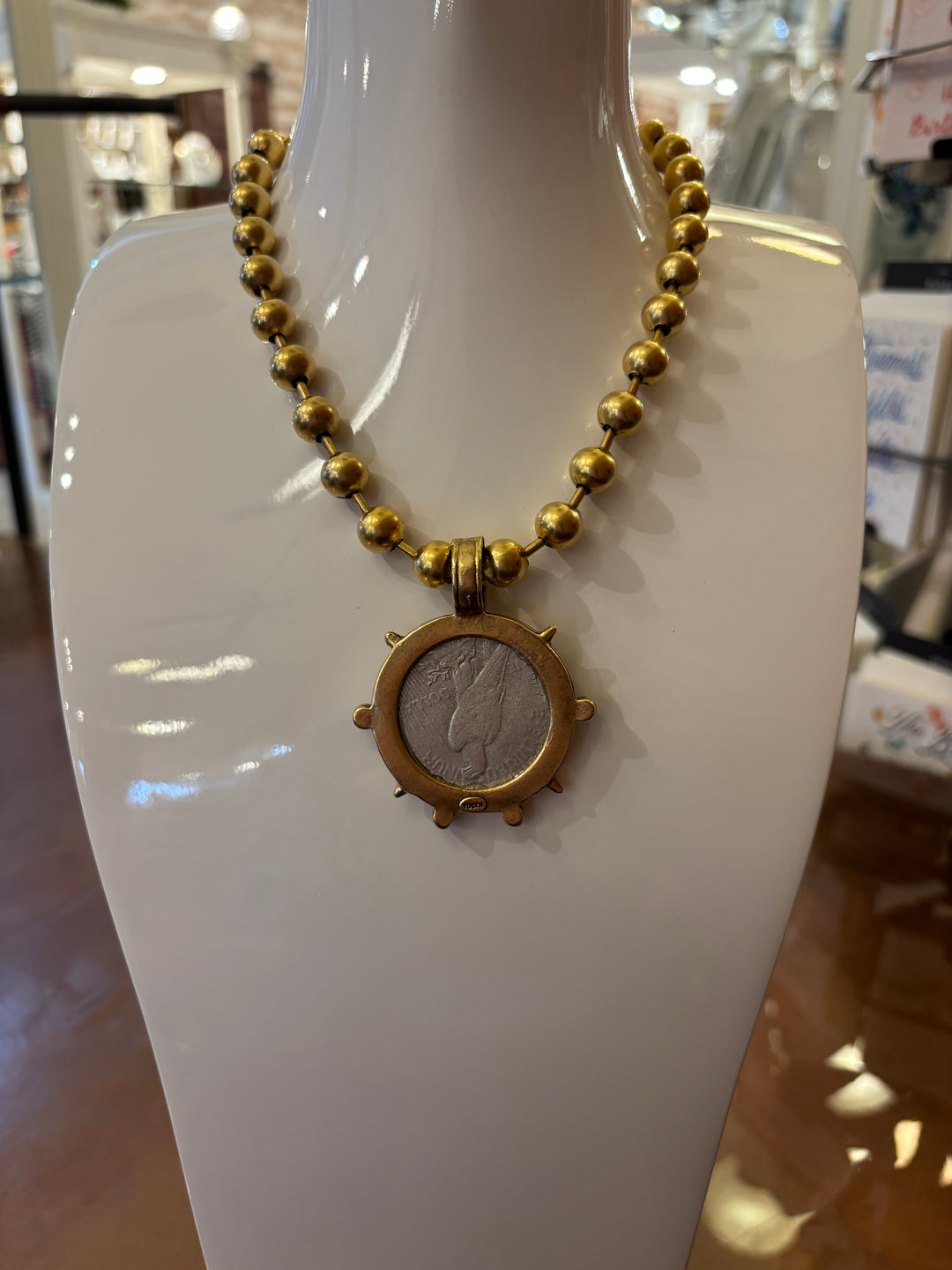 Coin Medallion Necklace