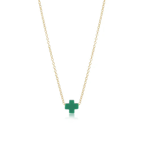 enewton 16" Necklace Gold - Signature Small Cross
