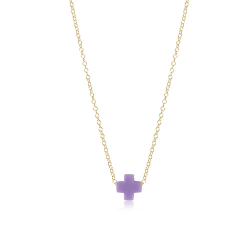 enewton 16" Necklace Gold - Signature Small Cross