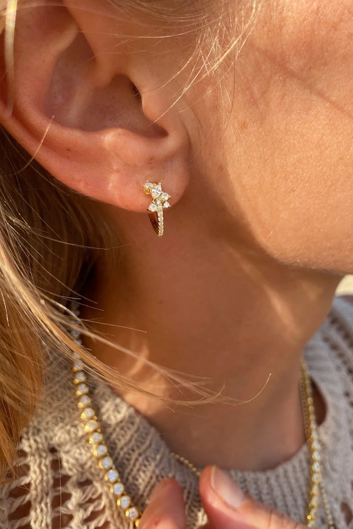 Native Gem Tropicale Huggies in White Opal