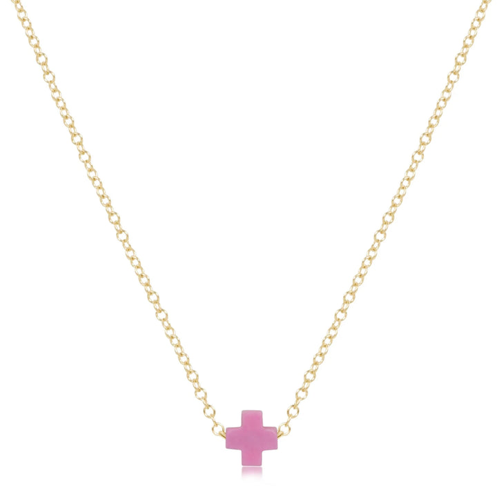 enewton 16" Necklace Gold - Signature Small Cross