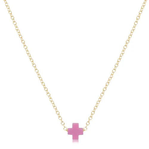 enewton 16" Necklace Gold - Signature Small Cross