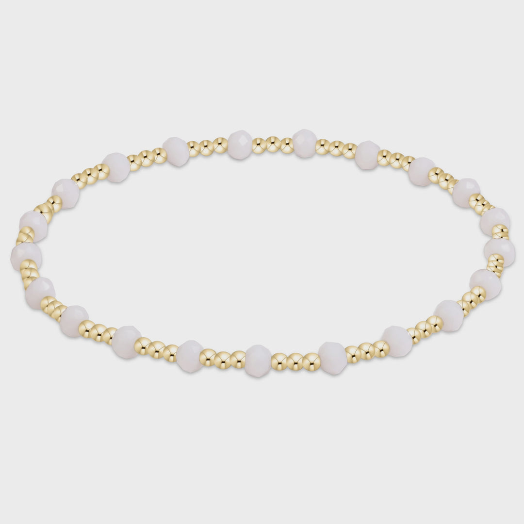 Enewton gameday flirty sincerity bracelet - white