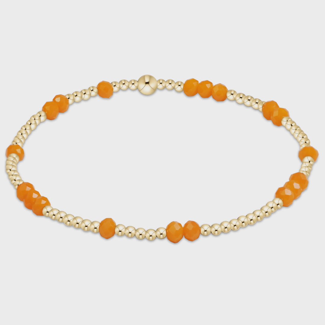 Enewton gameday flirty hope unwritten bracelet - orange
