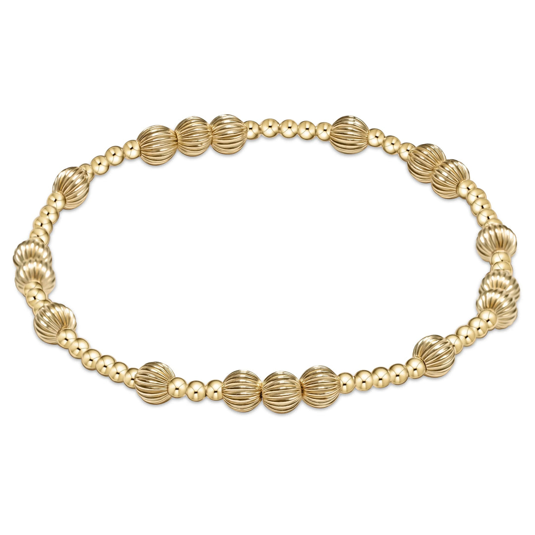 Enewton Extends Hope Unwritten Dignity 5MM Bead Bracelet-Gold