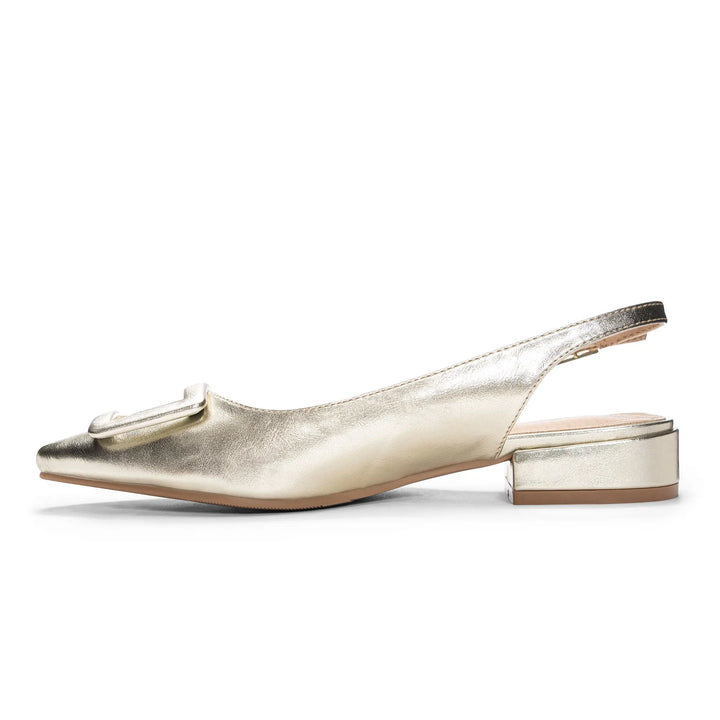 Chinese Laundry Sweetie Metallic Slingback in Gold