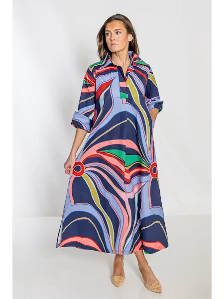 House Of MBR Entitled© Ruthie Shirt Dress Long