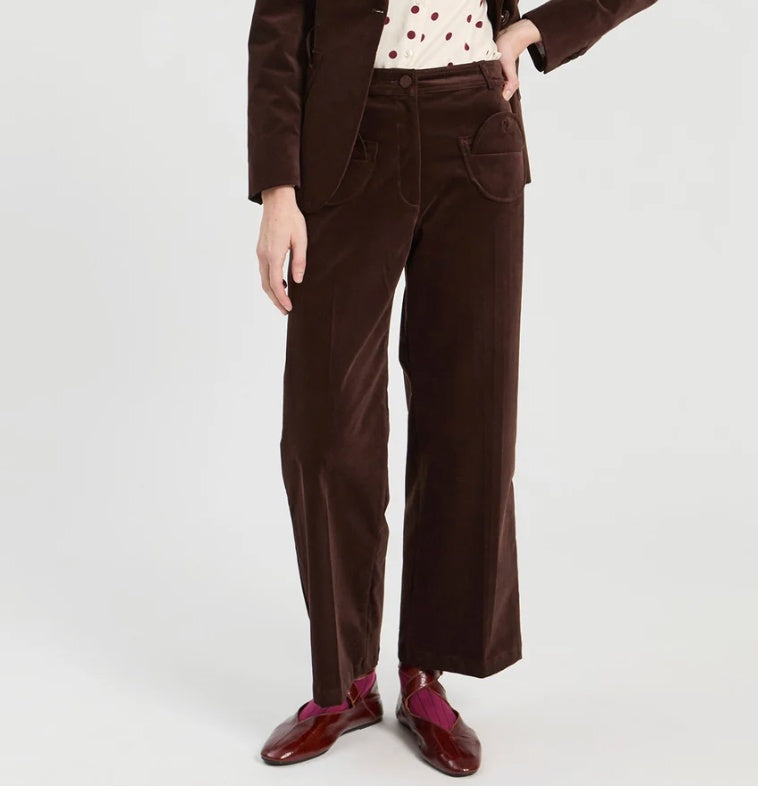 Vilagallo Ari Pant in Marron