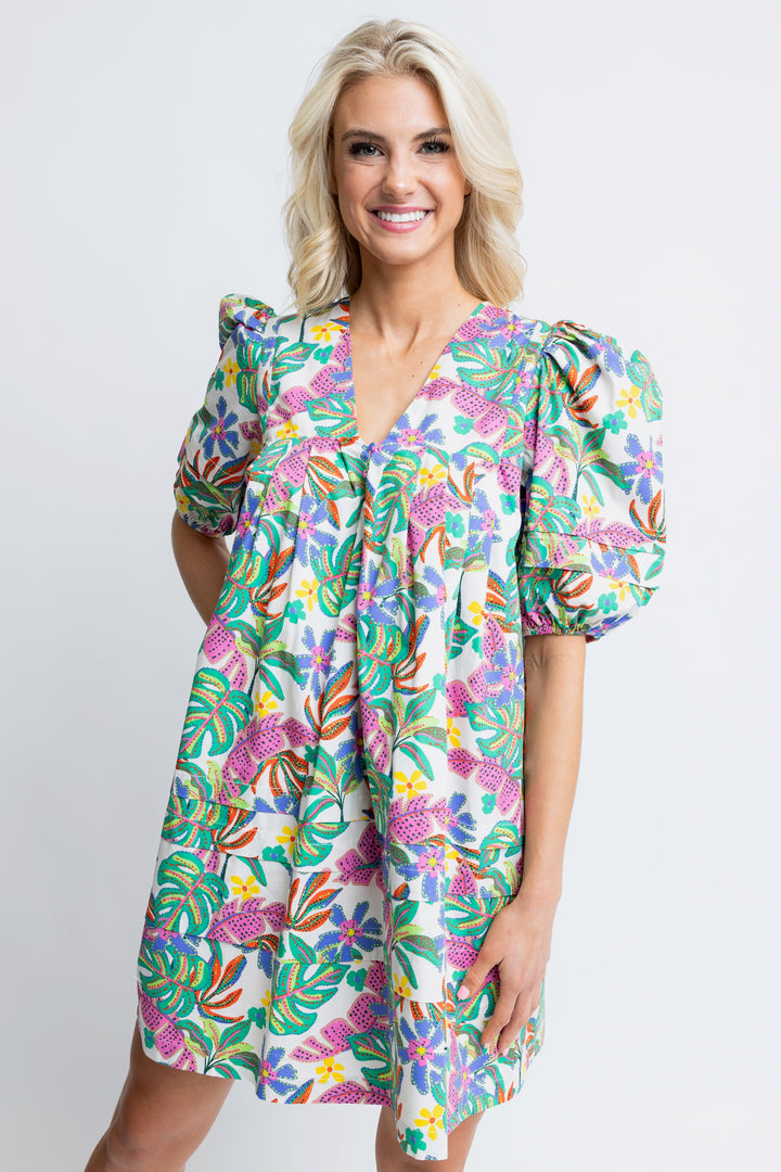 Karlie Palms Printed Dress
