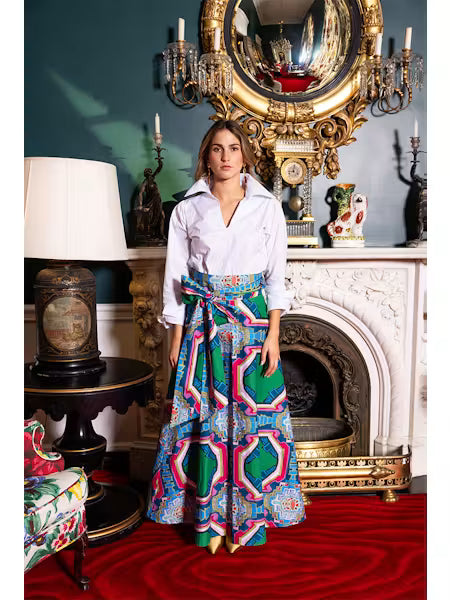 House Of MBR Portico© Brady Wrap Maxi Skirt