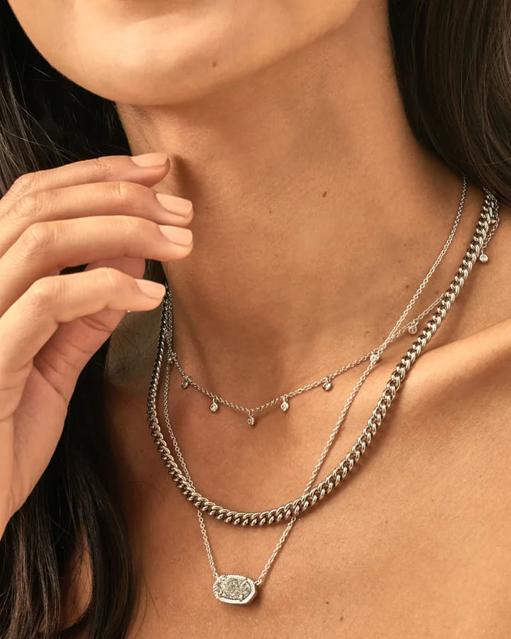 Kendra Scott Amelia Chain Necklace in Silver