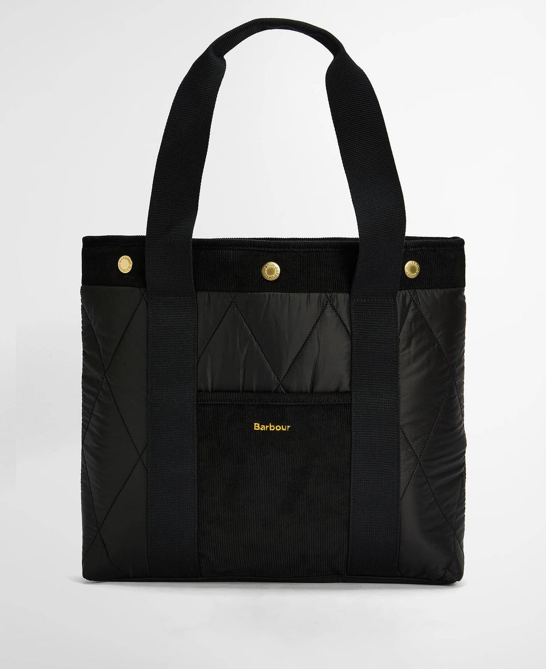Barbour Healy Quilted Tote Bag in Black