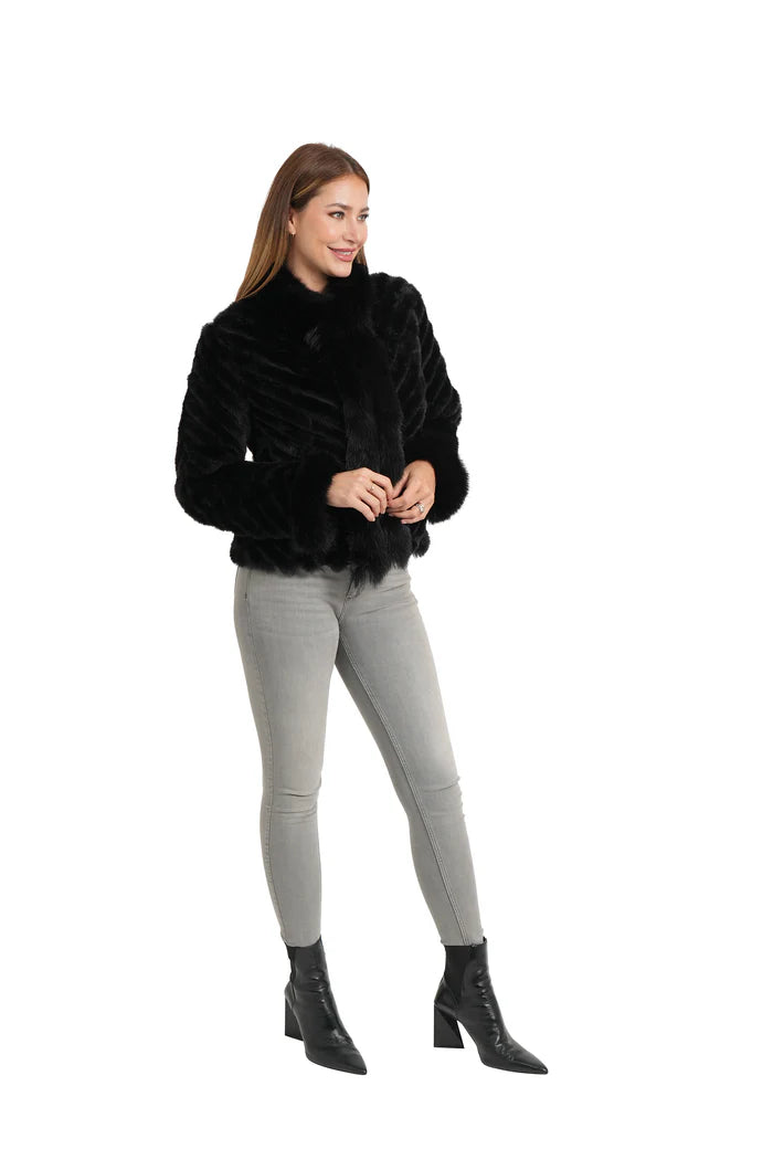 Love Token Meghan Jacket in Black