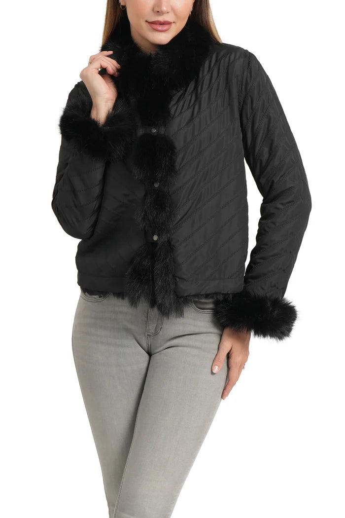 Love Token Meghan Jacket in Black
