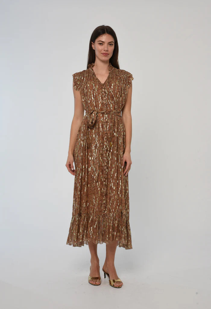 Love The Label Cassie Dress in Cavalier Python Print