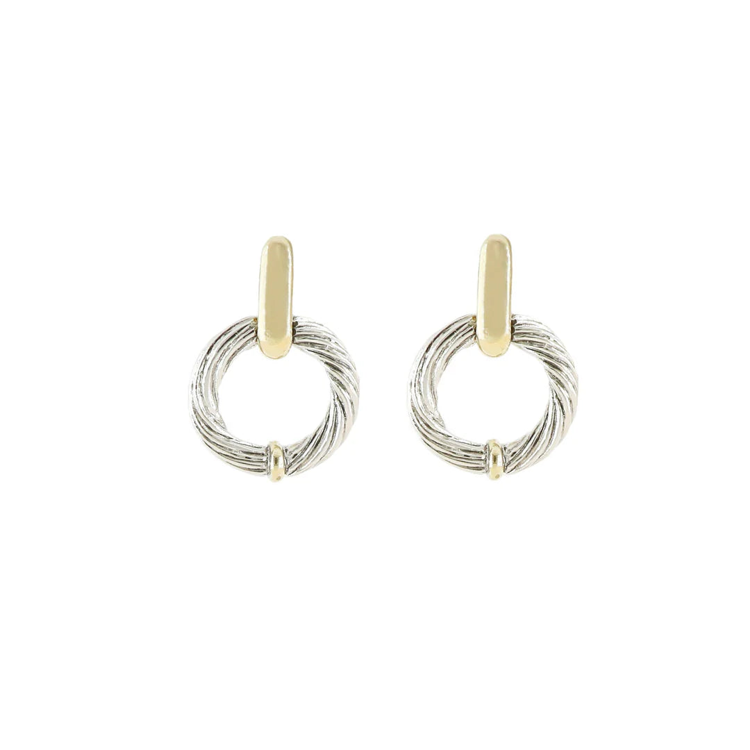 John Medeiros Cordão Collection - Circle Door Knocker Post Earrings