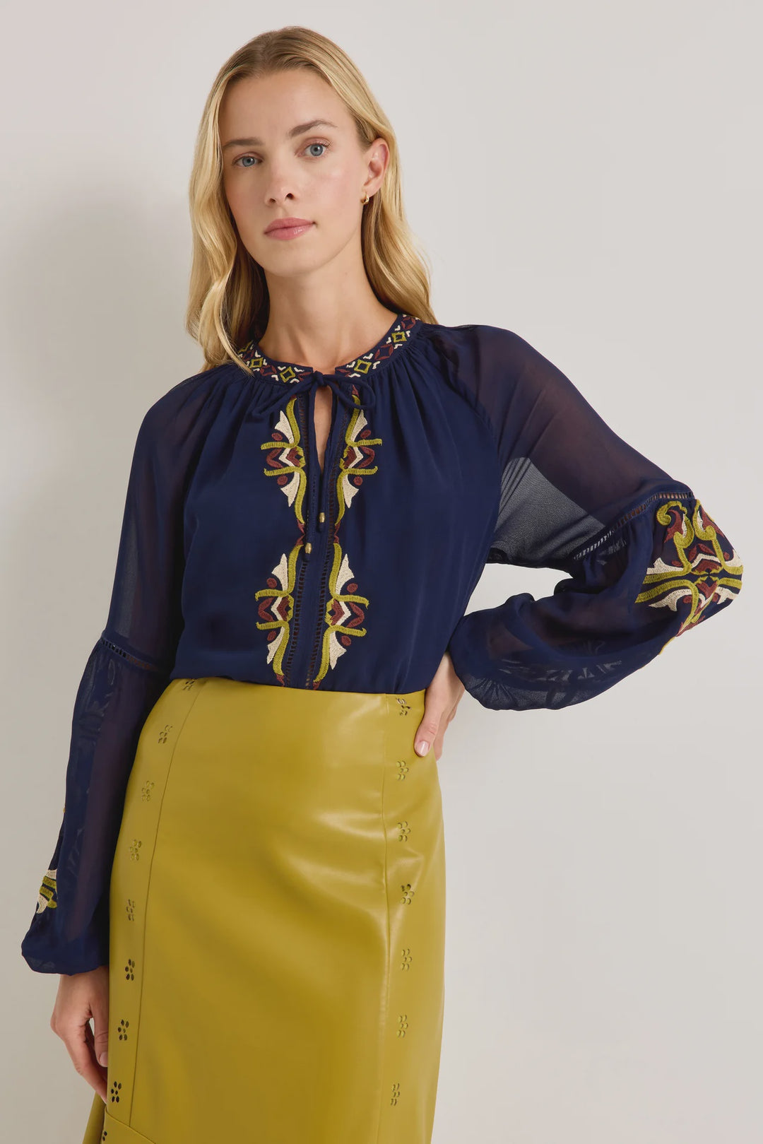 Marie Oliver Royce Blouse in Sundown