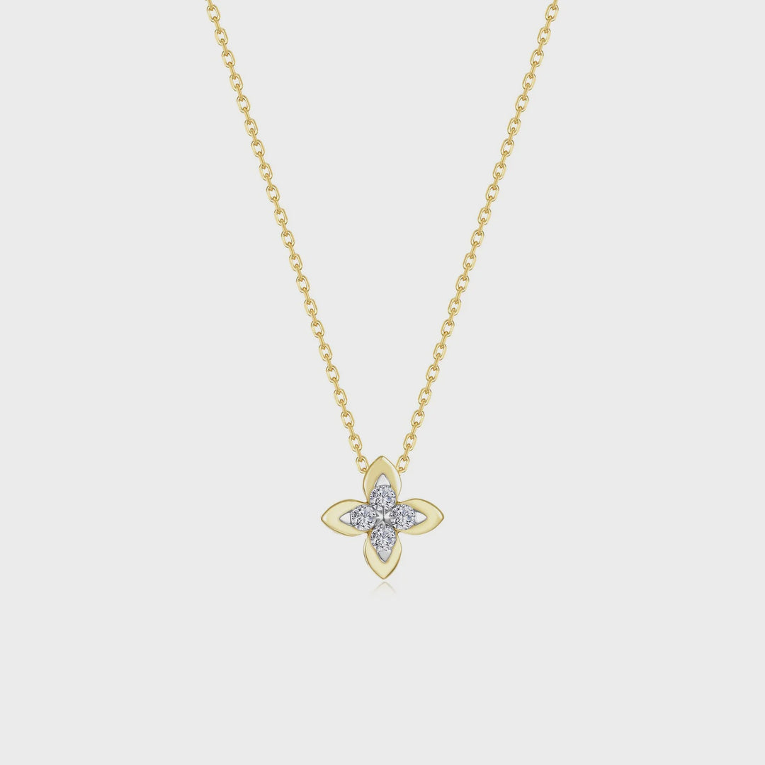 Lafonn Magnolia Blossom Necklace