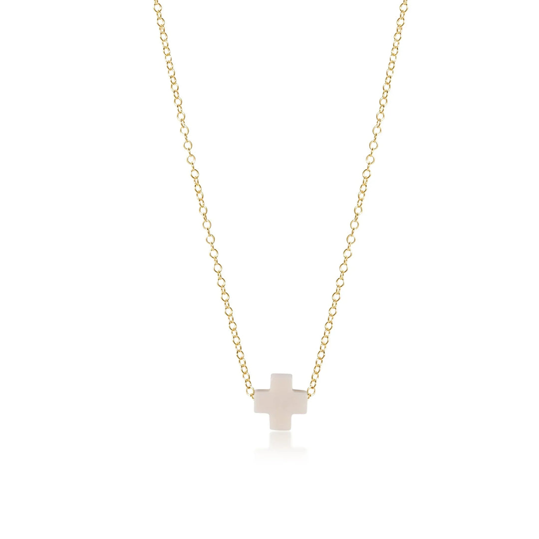 enewton 16" Necklace Gold - Signature Small Cross
