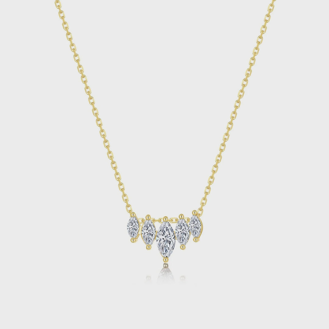 Lafonn The Marquise Crown Necklace