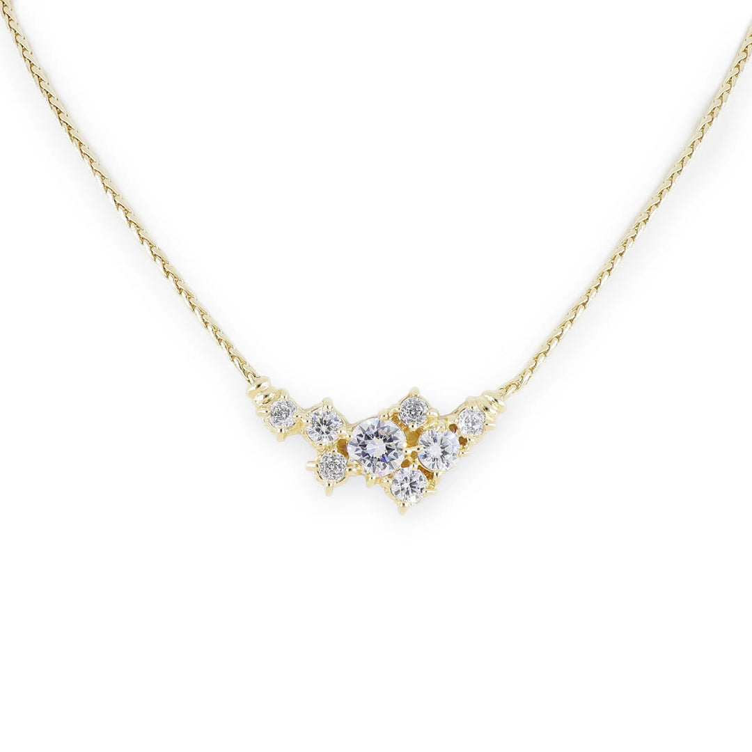 John Medeiros Diamante Cluster 104 - 8 Stone Necklace