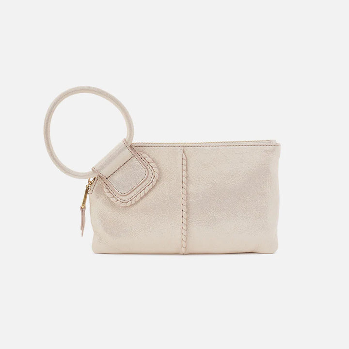 Hobo Sable Wristlet in Sand Shimmer