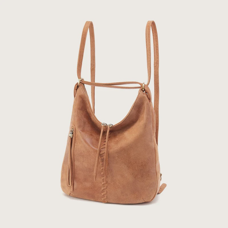 Hobo Merrin Convertible Backpack in Whiskey