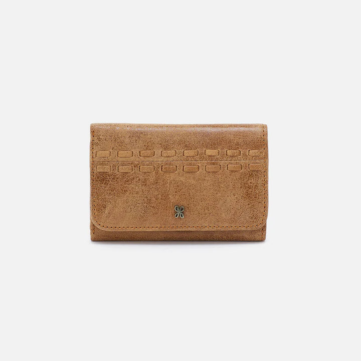 Hobo Jill Trifold Wallet in Whiskey