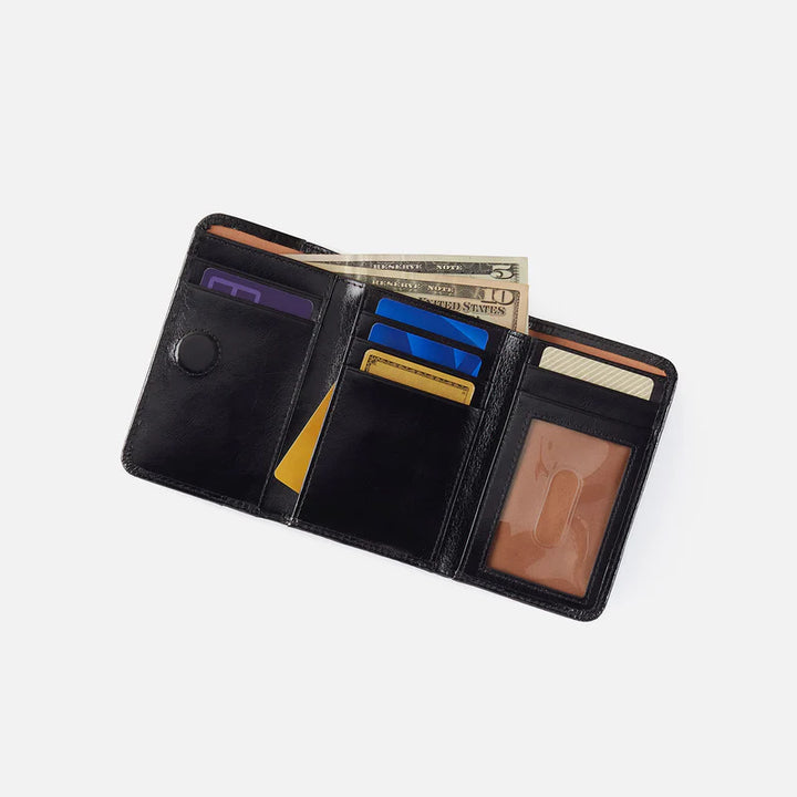 Hobo Jill Trifold Wallet in Whiskey