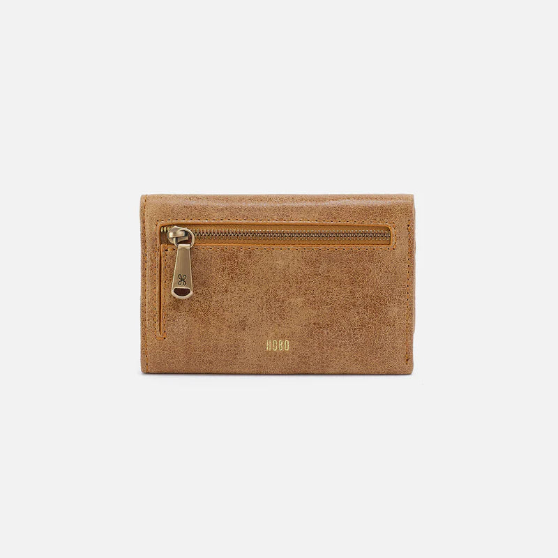 Hobo Jill Trifold Wallet in Whiskey