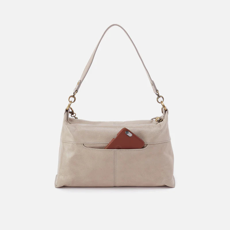 Hobo Avon Shoulder Bag in Stone Gloss