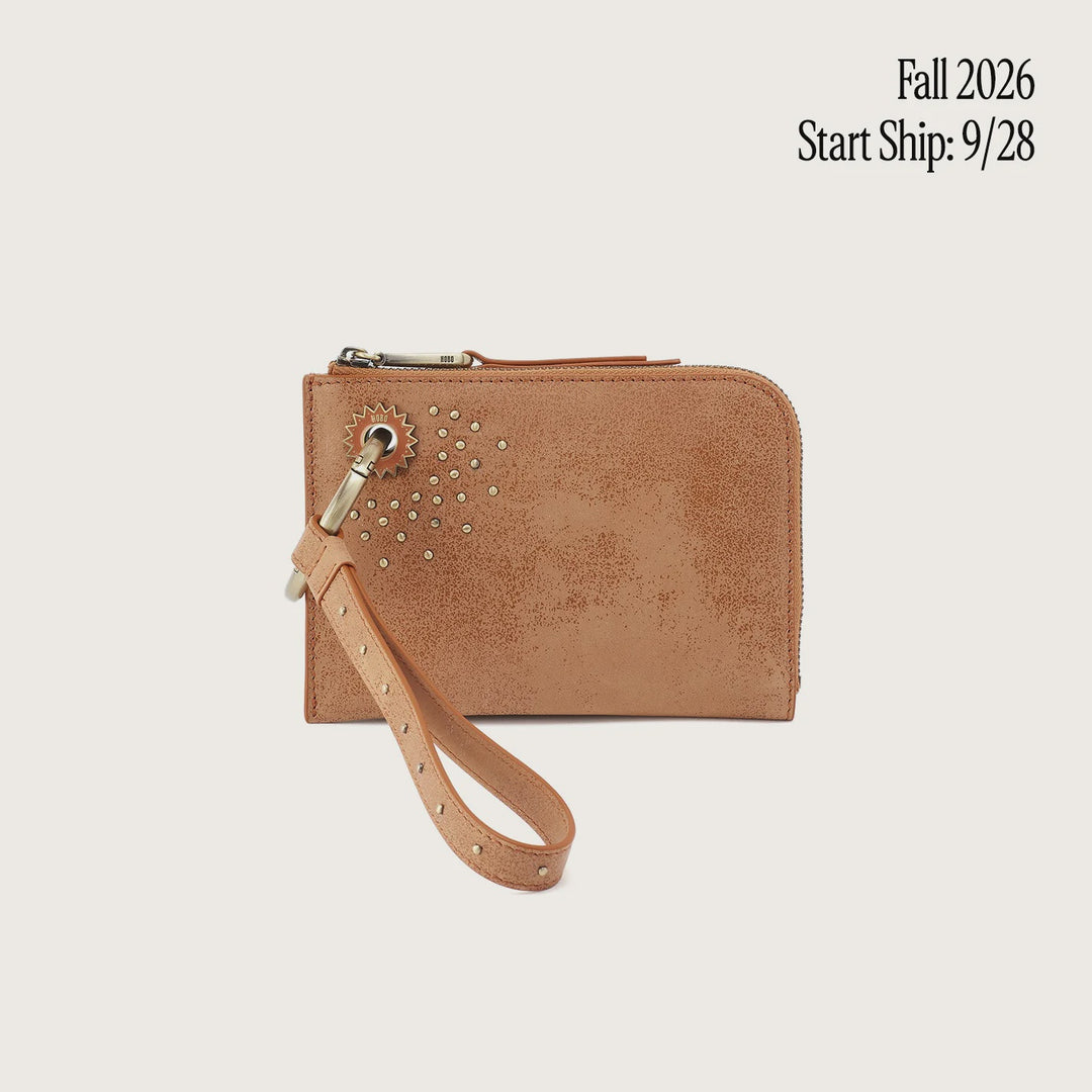 Hobo Jett Cc Wristlet In Whiskey