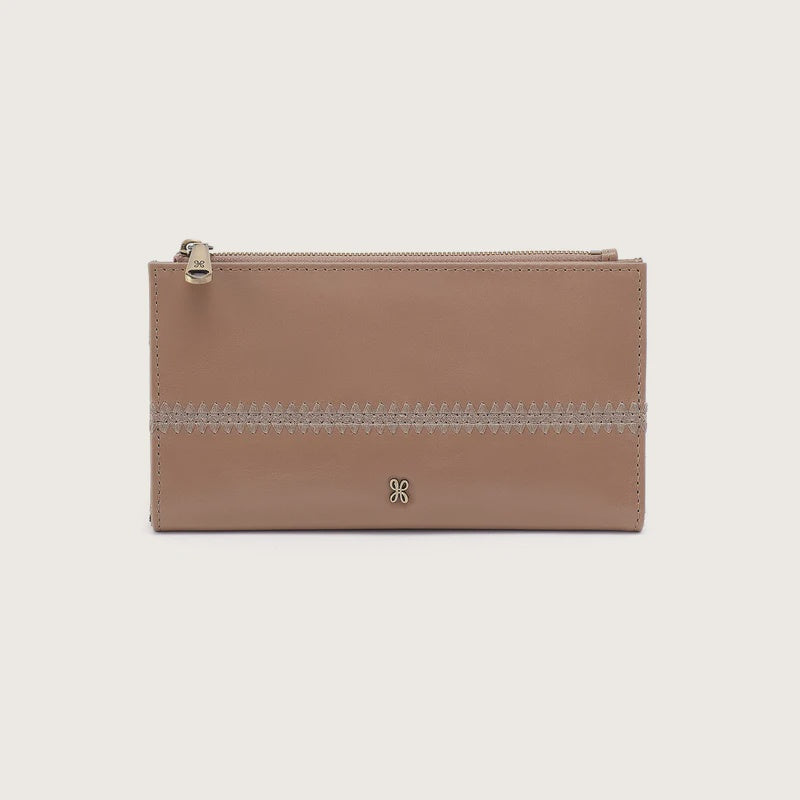Hobo Jill Large Bifold Wallet in Woodsmoke