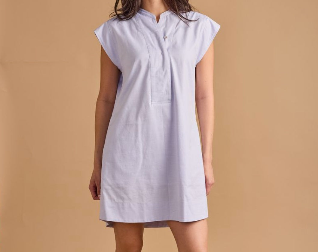 Thomas and Lourdes Pauline Dress in Chateau Dot