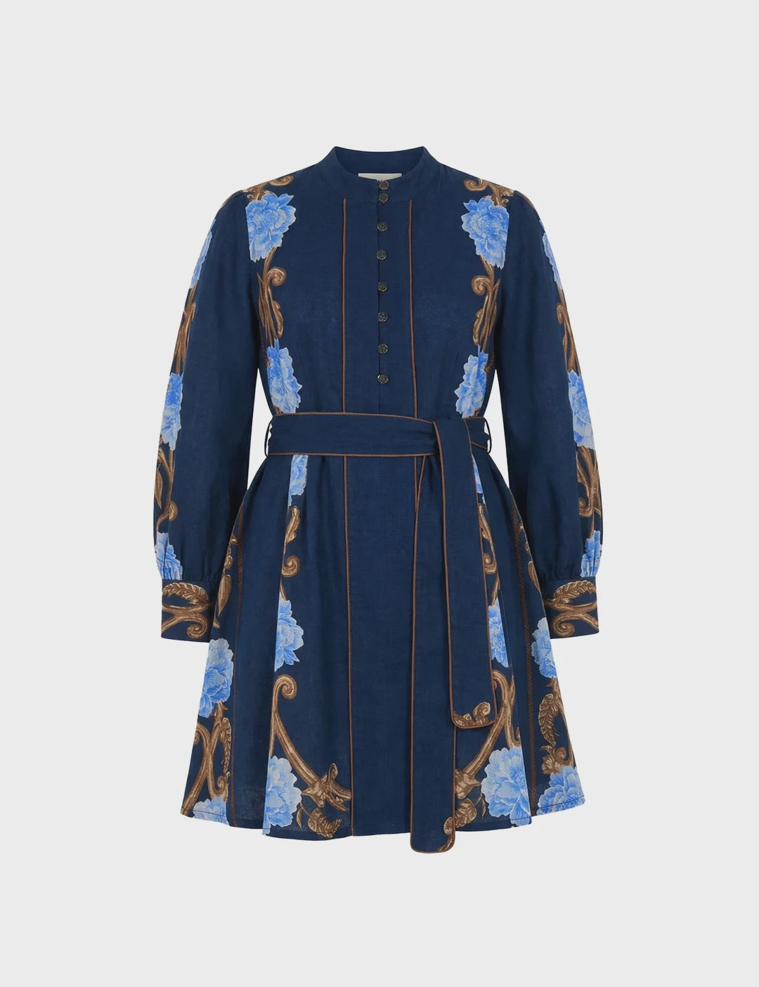 Beyond By Vera Nella Dress in Harvest Navy