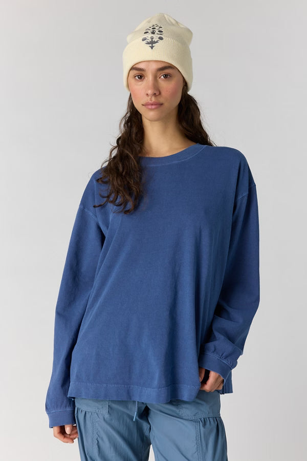 Free People Movement Hustle Layer in True Navy