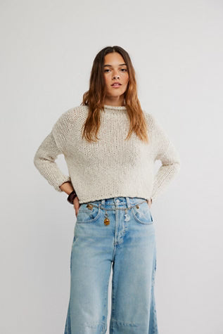 Free People Opal Sweater in Tea