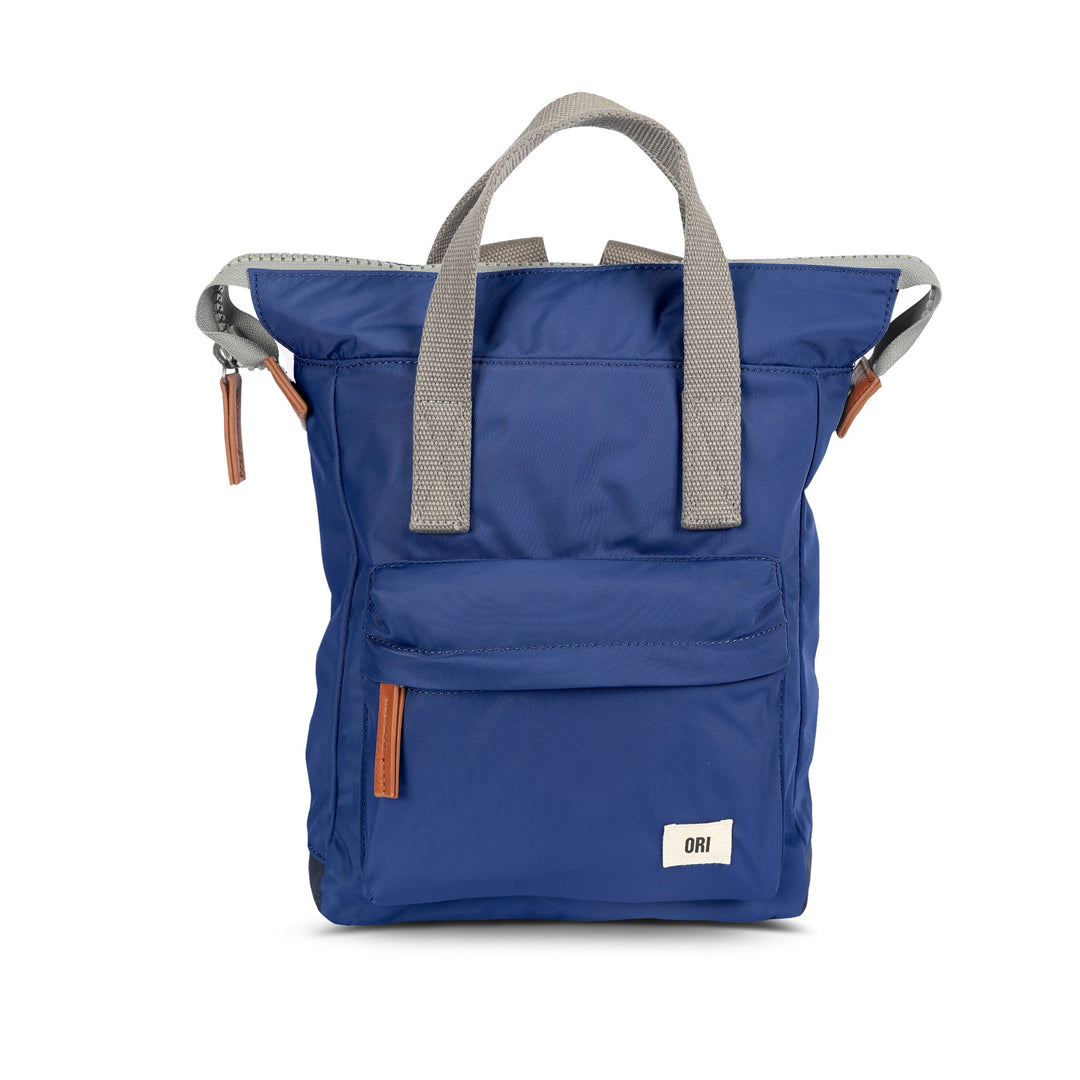 ORI Bantry B Small Recycled Nylon Backpack in Burnt Blue