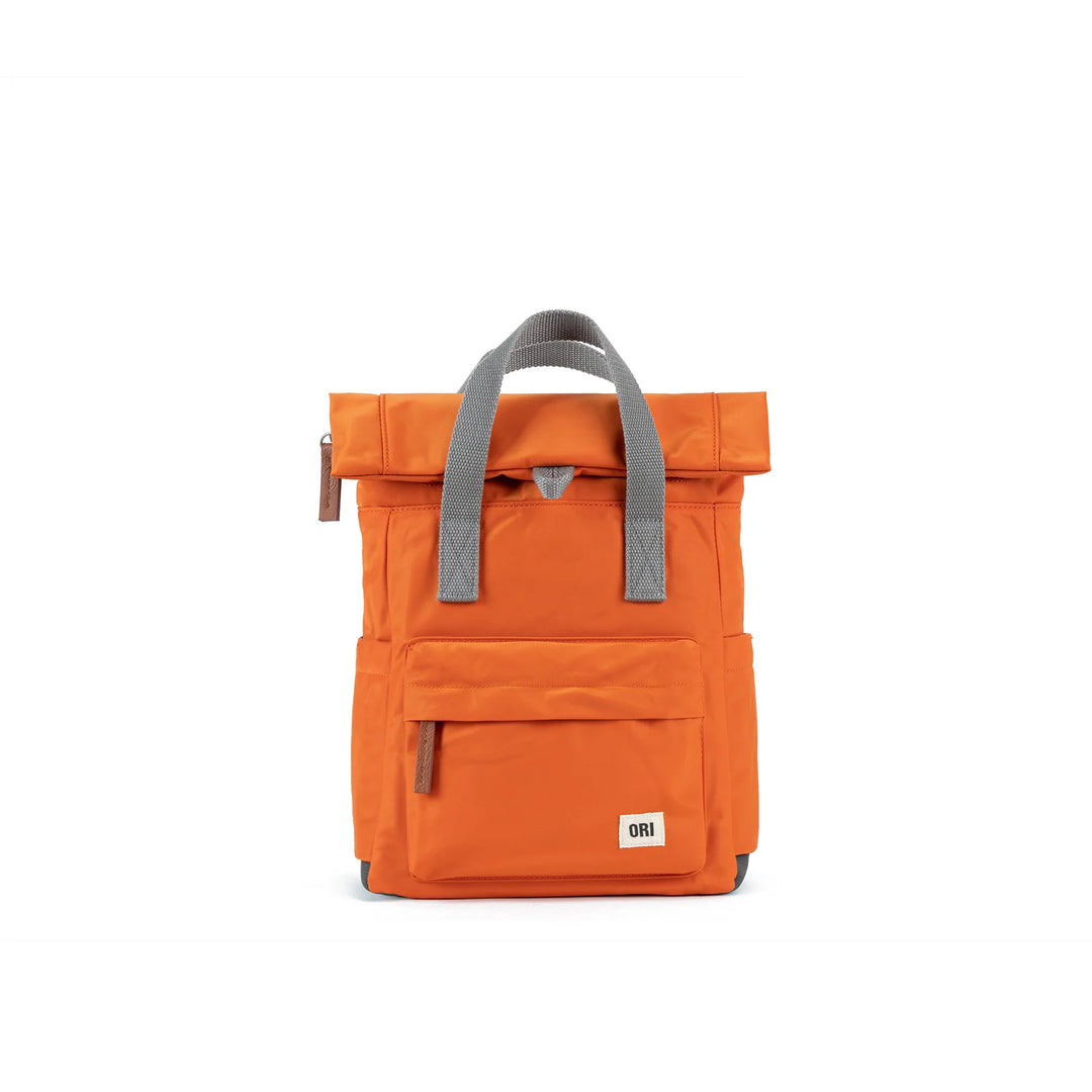 ORI Canfield B Small Recycled Nylon Backpack in Burnt Orange